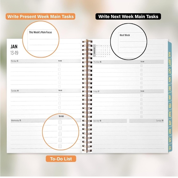 Mountain Landscape 2025 Planner Brand New - Picture 4 of 8